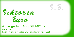 viktoria buro business card